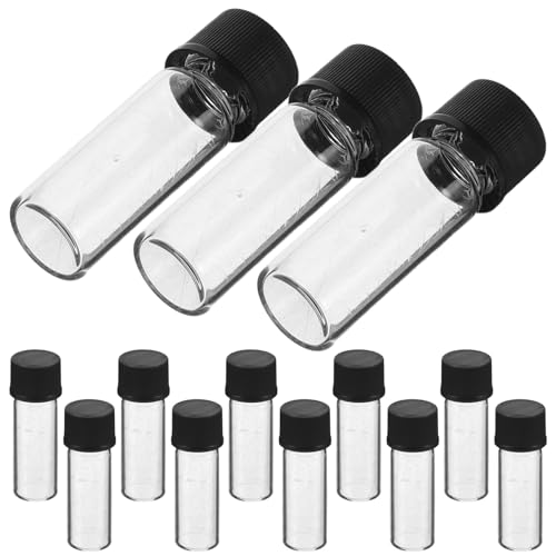 Frascos de vidrio transparentes de 2 ml con rosca de alta calidad para cosmética