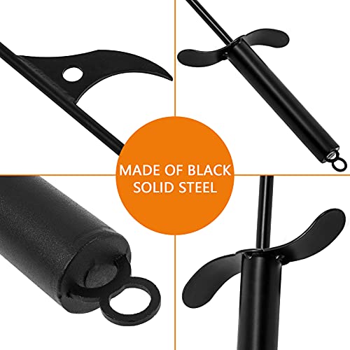 40-Inch Fire Pit Poker Outdoor Sticker For Fireplace, Camping, Wood Stove And Indoor Use, Black Solid Steel #TOP2