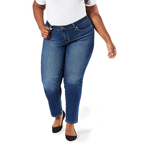 Signature by Levi Strauss & Co. Gold Label Women's Modern Straight Jeans, Monica, 8 Medium