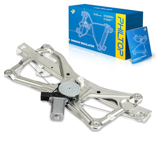 Image of PHILTOP Front Left Driver Side Power Window Regulator and Motor Assembly Compatible with 2006-2011 Honda Civic Replaces 748-476,6 Pins