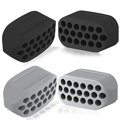 Jaw Exerciser-4Pack Jawline Exerciser For Men & Women-Double Chin Reducer-Powerful double jaw exerciser for firmer, younger looking skin.