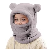 Kinder Winter Thermofleece Mütze Sturmhaube Multifunktionale Winddichte Warme Wintermütze...
