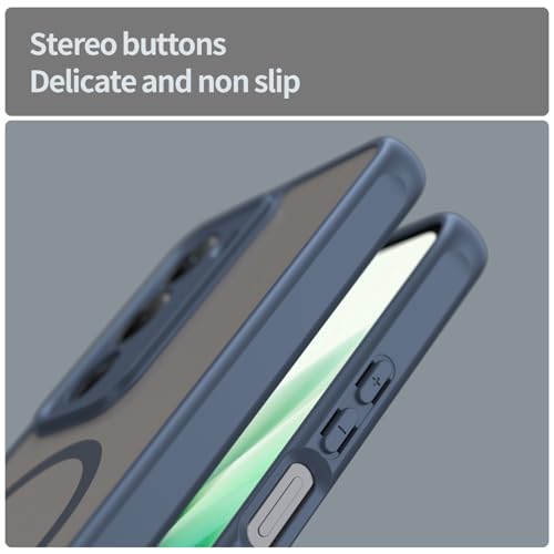 Image of Compatible with REDMI 15 (169mm) Case Cover,Compatible with MagSafe,Anti-Fall,Compatible with Xiaomi Redmi 15 (169mm) 25057RN09E Cell Protective Phone Case Blue