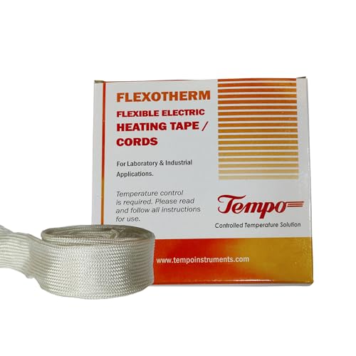 Image of Tempo Flexible Electric Pipe Heating Tape Low 160 Watt Temp 400C, Volt 230 Size - 25mm x 1200mm (for Dry Surface)