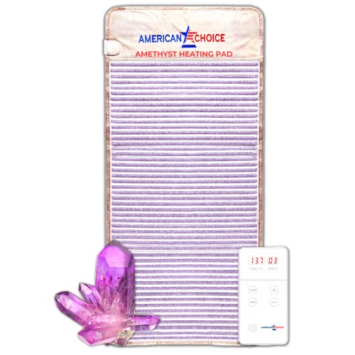 Amethyst Far Infrared Heating Pad for Back, Neck, Shoulder, Knee,