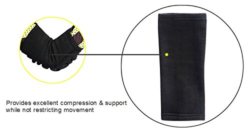 WOSAWE Best Elastico Combat Hockey gomitiere Protector Brace Pad Gomito Manica Guardia, Uomo, Elbow Pads - 1 Piece