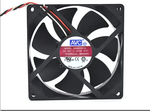 Ventilateur 90mm 12V anti-surchauffe 3 fils DS09225R12L S171 pour PC