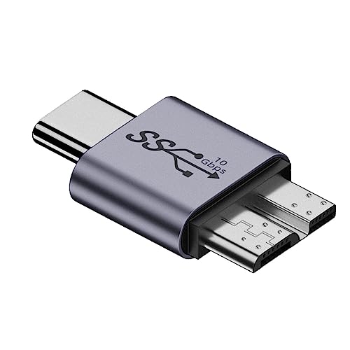 itrimaka Adaptateur USB B USB C | câble Type C Micro-B | Adaptateur Disque Dur Externe USB Portable, Adaptateur câble Disque Dur USB C pour Disque Dur, Ordinateur Portable