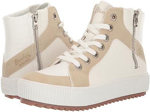 Blowfish Malibu Women's Rezzie Sneaker, Wht Cobra/CoolCroco/LtTaupeAmb, 7 | Image 6