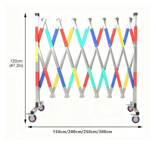 Barrière de sécurité rétractable de 1.5m pour la fermeture de route