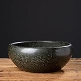 植木鉢 浅型 大容量 タイプ1 金魚鉢 大口径 おしゃれな植木鉢 装飾用プランター モダン風 室内用プランター 多肉植物ポット セラミック 排水孔付き プランター大型 花栽培適用 フラワーポット セラミックプランター 鉢植えカバー L*a [XCZYL]