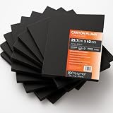 OFITURIA Pannello in Schiuma Nero A3 (29.7x42 cm) Pack 2 pz, Lastra di Polistirene Espanso Leggero e Rigido, Foamboard Multiuso a Taglio Facile, Ideale per Lavoretti e Modelli, Spessore 5 mm