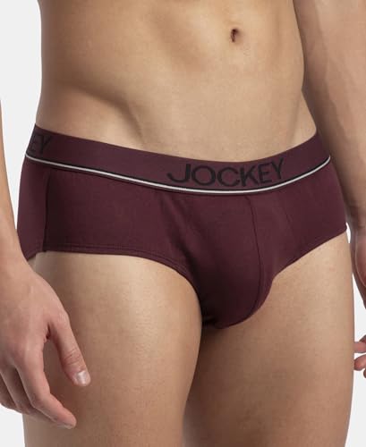 Image of Jockey 8037 Men's Super Combed Cotton Solid Brief with Ultrasoft Waistband
