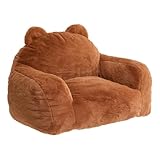 fauteuil scandinave 1960 Fauteuil Compressé Muzi Mini Ourson Marron 60x52x65 cm