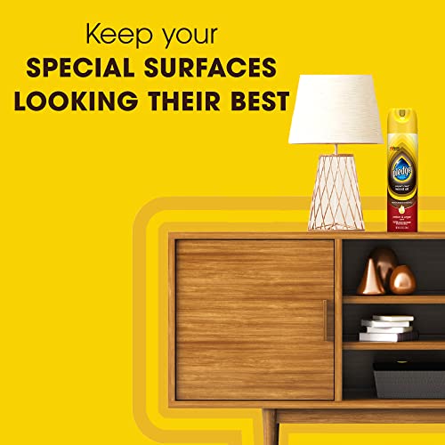 pledge moisturizing wood oil furniture reviving spray amber amp argan scent 97oz