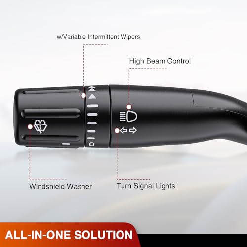 Nilight Turn Signal Switch Compatible with Ford 2011 2012 2013 F150 F-250 F-350 F-450 F-550 Super Duty Multi-Function Windshield Blinker w Variable Intermittent Wiper by Nilight - Image 2