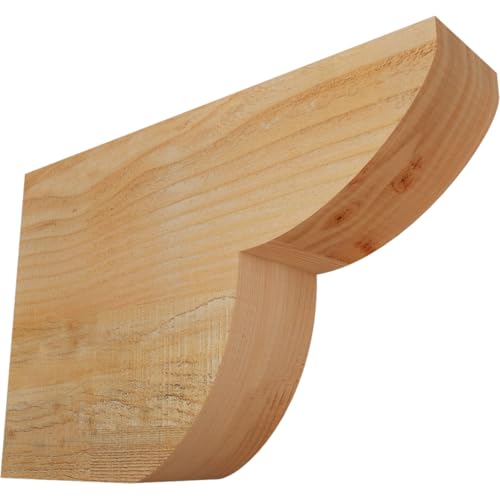 4"W x 12"H x 18"L Crestline Rough Sawn Rafter Tail, Douglas Fir