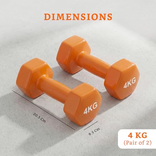 Image of Amazon Brand - Solimo Vinyl Dumbbell