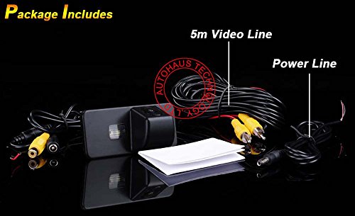 Kalakass KS0668XJT-GE Waterproof Night Vision Car Rear View Camera for VW Seat, Skoda, Black - Image 4