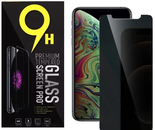 Protector Pantalla de Privacidad Bidireccional para iPhone XS Max, Anti-Espia Vidrio Templado Anti-Huellas Dureza Extrema 9H Extra Plano 0,33mm Anti-Arañazos Facil colocación Suave(iPhone XS Max) Cover