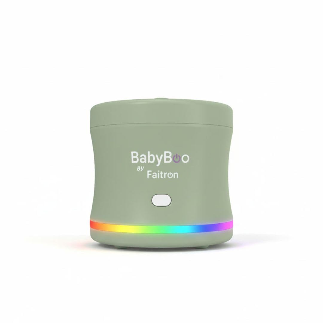 BABYBOO Tragbarer Babykostwärmer mit extra Innenschalen | Babynahrung mit Akku, App-Steuerung, 70 W, LED-Ring, bis zu 45 °C, abnehmbarer Behälter, USB-C – Zuhause und Reisen