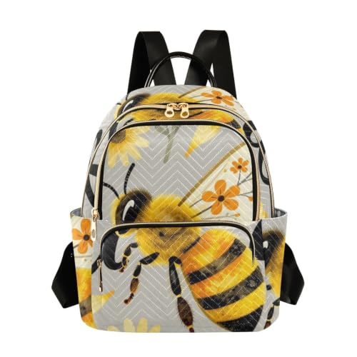 Sac à dos matelassé fleuri Wudan S-M pour vos sorties urbaines