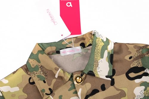 Disfraz infantil de soldado camuflaje ReliBeauty miniatura 5