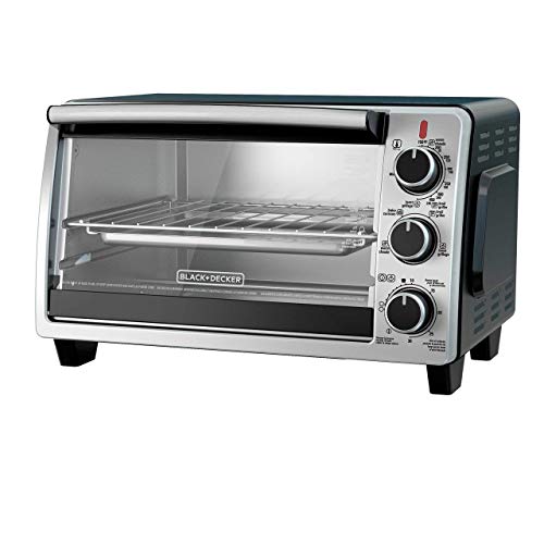 Black+Decker To1950Sbd 6-Slice Convection Countertop Toaster Oven, Includes Bake Pan, Broil Rack & Toasting Rack, Stainless Steel/Black Convection Toaster Oven (Renewed) #TOP12