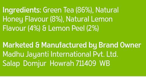 Image of TE-A-ME Honey Lemon - Green Tea Bags 100 pcs | Green Tea - Lemon and Honey (Pack of 2)
