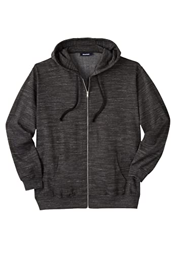 Image of KingSize Men's Big & Tall Fleece Zip-front Hoodie Jacket