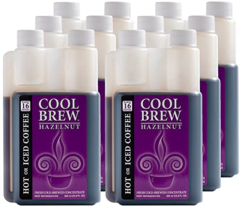 CoolBrew Hazelnut 6 Pack - 16 DRINKS PER BOTTLE -