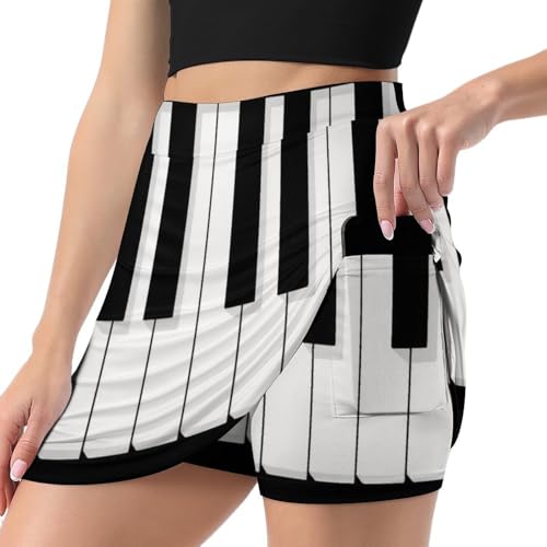 Women Girl's Boho Skorts Running Skort Club Skirt2