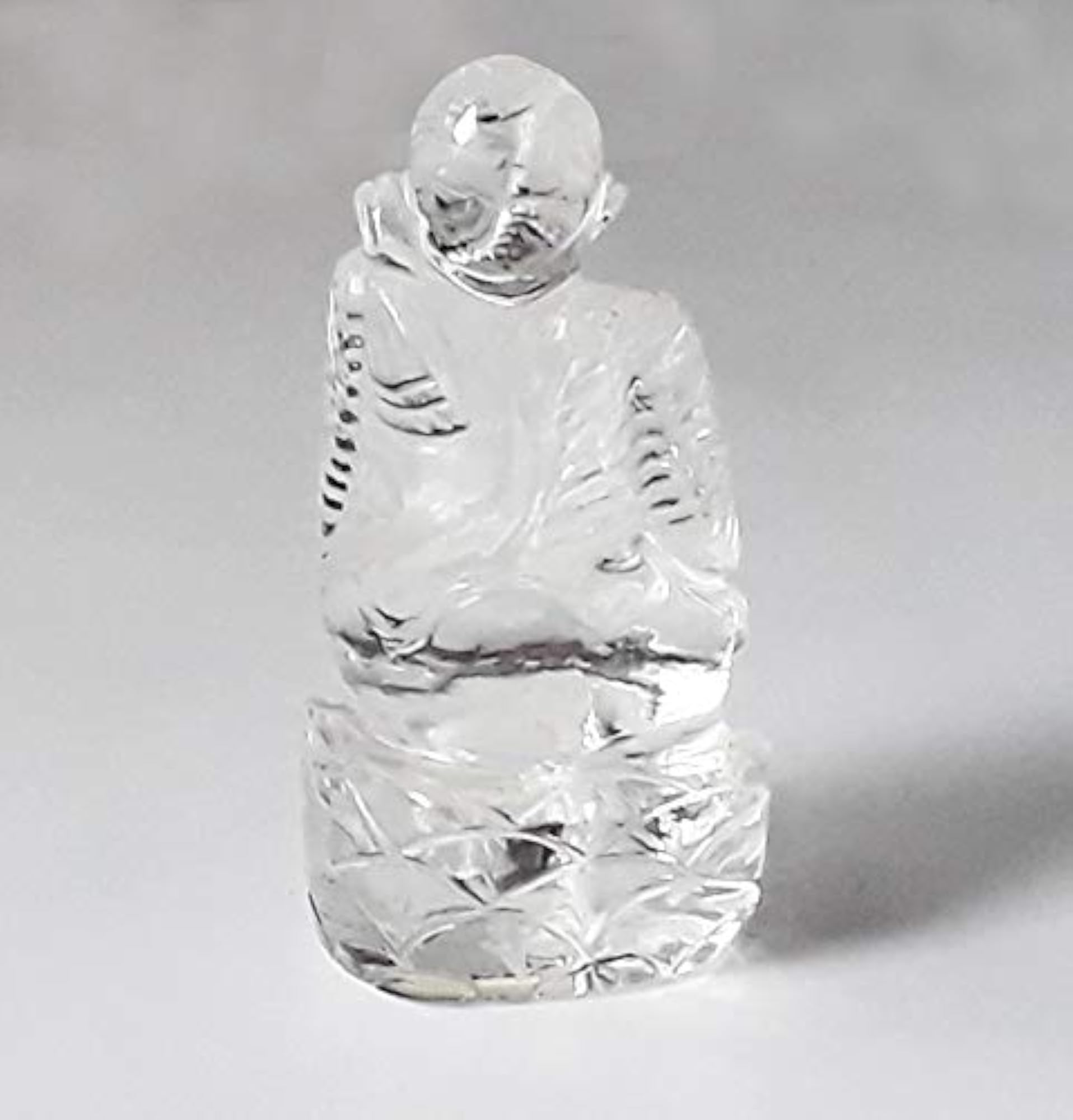 Sphatik Crystal Saibaba Idol for Spiritual Blessings