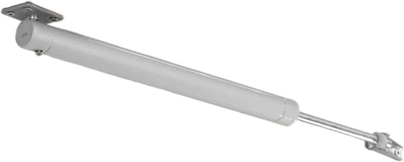 Door Closer 60kg Soft Closure Adjustable Gas Spring 110 Degree Positioning Stop Hardware Aluminum Alloy(B)