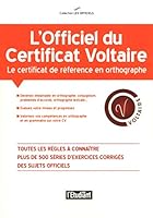 L'officiel du certificat Voltaire 2817604369 Book Cover