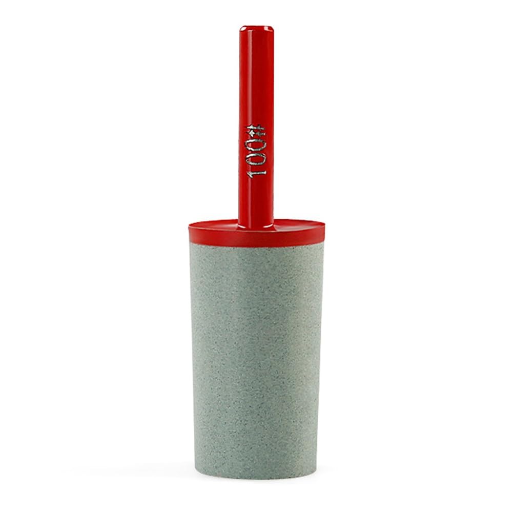 Littimoon Cylinder Grinding Bits 100 Grit with 6mm Resin Grinding Burrs Heads Rotary Tool, Easy to Use