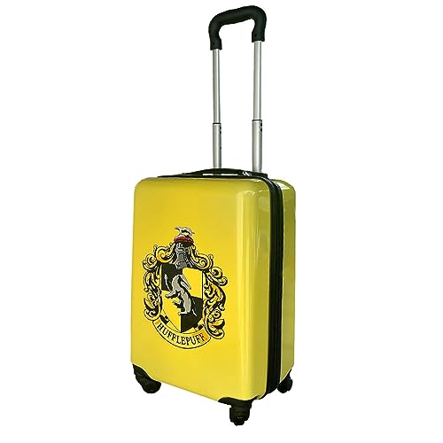 HARRY POTTER Luggage Carry On Hardshell Rolling Luggage Suitcase with Spinner Wheels Travel Bag Gifts Merchandise Travel Stuff - Hufflepuff2