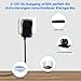 Universal Netzteil 3-12v, aifulo 40W Universal AC DC Adapter Steckernetzteil mit 7 Abnehmbaren Steckern für 3V 4.5V 5V 6V 7.5V 9V 12V Haus Elektronik LED-Streifen mit USB Anschluss - 3000mA Max