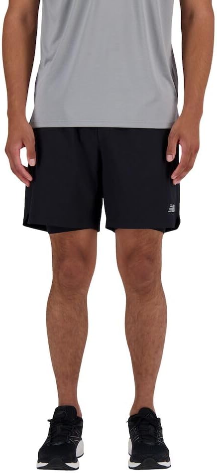 New Balance Mens Ac Lined Short 7"