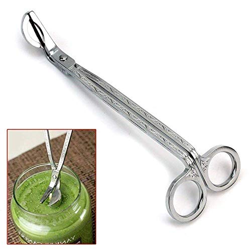 Cortador de velas de acero inoxidable gris Stoncel para mechas 4