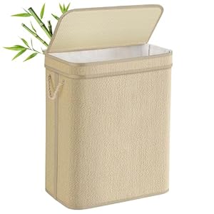 Panier à Linge en Bambou SONGMICS, 90 Litres