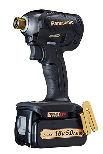 パナソニック インパクトドライバー デュアルシリーズ スマートBL 18V高容量5.0Ah電池パックセット ブラック&ゴールド限定色 EZ76A1LJ2GT1