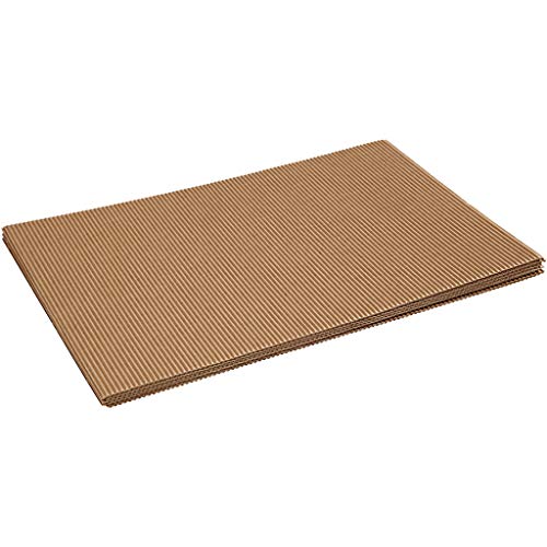 Creativ 21963 Wellpappe, Blatt 25x35 cm, 120 g, 10 Blatt