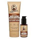 Dr. Squatch Wood Barrel Bourbon Smooth Shave Bundle - Easy Glide Butter + Soothing Post Shave - Natural Ingredients - Manly Fragrance - Moisturizing