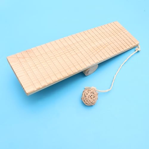 Bascule pour hamster en bois naturel VICASKY pour le jeu - 8
