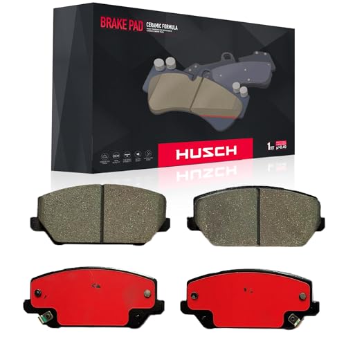 HUSCH 4PCS Front Ceramic Brake Pads Fit for Hyundai 2019-202