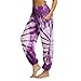 Pantalon de Yoga décontracté pour Dames, Sarouel Hippie Ample Taille Haute, Pantalon bohème Aladdin Pantalon de Sport de Plein air F L