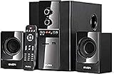  SVEN MS-1820 - Microcadena (Microcadena de música para uso doméstico, Negro, 40 W, De 2 vías, 40 - 20000 Hz, FM)