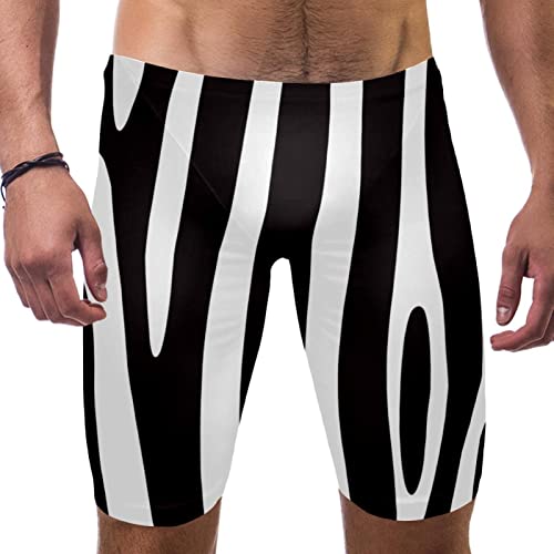 Bañador de rayas para hombre ideal para entrenamientos de natación atlética