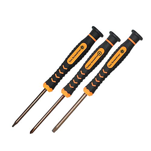 Ring Screwdriver Replacement, TECKMAN 3in1 Screwdrivers for Ring Doorbell, Battery Change Replacement & Wifi Password Reset Access, Fit for Ring 1, 2 & Pro Version